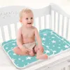 Matten 50 * 70cm Babyluiervervangende kussen Portable opvouwbare en wasbare waterdichte kussen Travelkussen Vloegmat herbruikbaar Pad Coverl2404