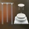 Bakeware Tools Cake Stand Reusable Easy To Clean Plastic Baking Supplies Decorating Frame Food Grade Round 4/6/8/10 Inch Kitchen