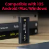 Converter FiiO JadeAudio KA5 USB DAC Headphone Amplifier dual CS43198 chip 3.5/4.4mm Audio Cable PCM 768khz DSD256 for Android IOS WIN10