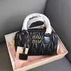 Miui Bowling Handbag Lady Mui Mui Bag Top Bag Fashion Crossbody Luxurys Même pochette sac pour femmes Purse Homme pour hommes