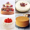 Moulds 4 6 8 10 Inch Round Shape Mold Silicone Small Cake Baking Pan Mousse Fondant Cylinder Mould For Pastry Dessert Jelly Wholesale