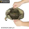 أكياس Idogear التبعي التكتيكية حقيبة 3pcs Zipper EDC Pouch Admin Admin Bag Bag MC 35102