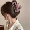 クランプYHJサクラピンクヘアクローレトロデザインヘアクロークリップサメのキャッチヘアアクセサリーY240425