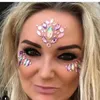 Tattoo Transfer Face Jewels Tattoos for Women Party Makeup Decor Diamond Rhinestone Face Stickers 3D Self Adhesive Body Eyebrow Diamond Stickers 240427