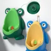 Potties Kinder stehen vertikale süße Frosch Potties Training Urinal Boy mit Spaß an Ziel -Ziel -Toiletten -Urinal Trainer Kleinkind Wachstum Geschenk
