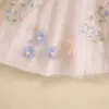 Mädchenkleider Pudcoco Kleinkind Baby Mädchen Kleid Blume Schmetterling Stickerei