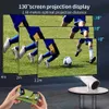 Projectors WIFI Projector 720P 4K Portable MINI Projector TV Home Theater Cinema HDMI Support Android 1080P For SAMSUNG Mobile Phone