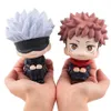 10 cm anime jujutsu kaisen figuur itadori yuji gojo fushiguro megumi kugisaki kawaii speelgoed pvc model actie kid cadeau 240407