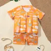 Childrens Bloyancy Swimsuit Lartoon Print Swimwear