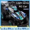 Electric/RC Car 4WD Rock Crawler Electric Spray RC Car Smoke Exaust Игрушка пульт дистанционного управления, используемая для радиоуправляемой радиостанции 4x4 Drile2404