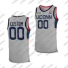 Custom 2024 Uconn Huskies Basketball Tristen Newton Cam Spencer Alex Karaban Stephon Castle Donovan Clingan Hassan Diarra Samson Johnson Men Men Kids Jersey