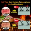 Thermopro TP-16 Digital termometer för ugnsrökare Candy Liquid Kitchen Cooking Grilling Meat BBQ Thermometer and Timer 240415