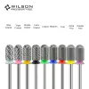 Bits Wilson grote afgeronde top bit nageldrill bits manicure gereedschap hot sale carbide nagel bit elektrische harde gel verwijderen nageldrill bit