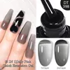 MEET ACROSS 7ml Jelly Nude Quick Gel Nail Polish 3 In 1 Finger Prolong Long Lasting Construction Varnish Art 240425