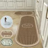 Mattor kök tryckt golvmatta badrum anti slip badkar sido fot lätt att rengöra mattan vardagsrum sängkläder lång dekorativ Q240426