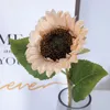 Dekoracyjne kwiaty sztuczne pojedyncze słoneczniki bukietu do domu ślubne przyjęcie weselne Prezenty Festiwal Dekoracja wazonu
