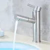 Bathroom Sink Faucets Pull Out Basin Faucet 304 Stainless Steel Brushed And Cold Water Mixer Down Spray Tap Washbasin