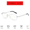 Lenses Photochromic Progressive Folding Reading Glasses Men Women Anti Blue Light Multifocal Diopter Presbyopia Eyeglasses with Pu Case