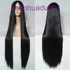 Animation huit lourde épée de neige trois coss de perruque universel et femmes costumes anciens noirs pur blanc long hair raide