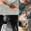 U2TQ Tattoo Transfer Natural Indian Henna Tattoo Ink Black Mehndi Paste Cones Cream Body Temporary Art Sticker Mehndi Body Oganic Paint Prossist 240427