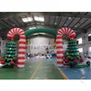 free shipment outdoor activities 10m wide (33ft) with blower inflatable christmas tree arch christmas archway with balls for decoration