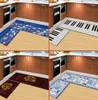 As últimas tendências no mundo 3D Leaves Stones Cartoons piano Ultra confortável Carpet 13 Padrões 1585016