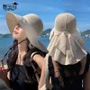 Summer New Hat's Children's Fashion Shawl Cappello Sun Shalle Cappello Big Edge Hat Fisherman Hat Outdoor Play Sunleen Sun Hat 8210