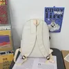 Schultaschen Mädchen weiße Freizeit Reisebuch Laptop Rucksack weibliche Nylon Student Bag Ladies College Modetrendy Frauen