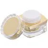 Storage Bottles Glass Cream Jar And Cosmetic Lotion Container With Inner Liner Lid For Moisturizer Eye