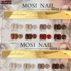 Kits Glenys 12 colorido Cocoa Latte esmalte cola de outono e inverno Novo conjunto semi -imobiliário em gel UV LED de unhas