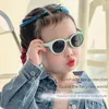 Pulais Kids Zonnebrillen Gepolariseerd UV400 Bescherming Fashion Round Child Brand Designer Sun Glasses For Boys and Girls D902 240419