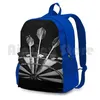 Backpack Bull'S Eye X'S Three Outdoor Hiking Waterproof Camping Travel Darts Dartboard Games Fun Bulls Things To Do Bar