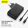 Chargers Baseus 100W GAN USB Type C Caricatore PD QC Quick Charge 4.0 3.0 Typec Carta rapida per iPhone 14 13 12 Xiaomi MacBook Pro Laptop