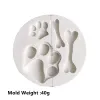 Molds Diy Baking Molds Bot Dog Paw Siliconen Mold Cake Decoratie gereedschap Cookie Cutter Pastry Accessoire Kitchen Accessoriess