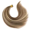 Extensions Straitement naturel I Tip Fusion Extensions de cheveux Machine Machie de kératine Capsules de kératine 100% réels Remy Human Hair Extensions pour les femmes 50g