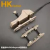Luci airsofta tattico assone mlok keymod a doppia funzione interruttore telecomandata gru/sf/2.5/3.5 Plug per torcia laser adatta a 20 mm
