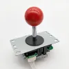 Gracze Arcade Game DIY Zestaw części do PC Mame Raspberry Pi Retro Pie 5pin 8 Way Kopiuj Sanwa Joystick Transparent No LED 30 mm 24 mm Buttons