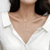 قلادة النجمة الكورية المخصصة قلادة شرابة أنثى جوفاء جوف