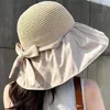 ベレー帽の夏の女性帽子帽子大きな縁フェース保護防止防止防止防止防防防防防止接？