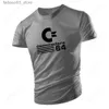 Men's T-Shirts Four Seasons Fashion Leisure Fitness Sports Quick Drying Breathable T-shirt Mens Round Neck Comfortable Short sleeved Top Q240426
