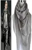 Brand de dames Gris Mulberry en soie écharpe châle 180110cm Design surdimensionné des écharpes féminines Wraps Summer Sunshade SHAWLS KHAKI BLACK CX207650384