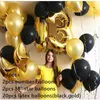Décoration de fête 24pcs / lot grande taille 32 "40" Gold 13th Numéro de feuille Balloons Star avec des balles de latex fille garçon anniversaire enfants hélium