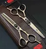 Hair Scissors Professional 6-inch Barber Salon Barber Cutting Slimming Styling Tools Q240426