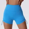 Summer Women Yoga Shorts Wysoka talia trening fitness Lift Butt Ladies Gym Running Pants Sportswear 240425