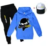 Kläder sätter barn ninja kidz småbarn hoodie tröja byxor mode baby flickor barn kläder pojke casual sportkläder kostym hatt