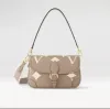 10a Diane Satchel Designer Torba z paskiem krzyżowym Jacquard Emed oryginalne skórzane torby na ramię Vintage Cross Body Kobiet Tote Torebki Portfery 2534