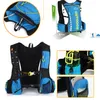 Cycling backpack for men and women nylon bag waterproof 8 liters hiking camping 250ml water bottle with 15L 240411