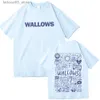 T-shirts masculins Wallows Shirt Music Album Fan Rock T-shirt O-Colk à manches courtes Unisexe Q240426