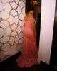 Festklänningar plus storlek Arabisk sjöjungfrun Prom Crystal Lace pärlstav kväll Formell andra mottagnings födelsedagsengagemang klänningar