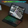 AIEACH Magic Keyboard For iPad Pro 11 inch Case 1st 2nd 3rd 4th Backlight Cover 10th Air 4 5 Generation 240424